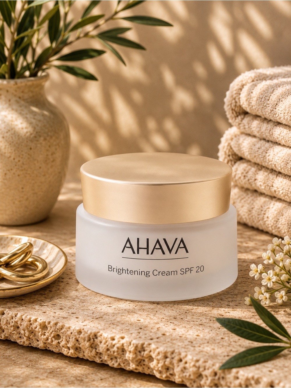 AHAVA Brightening Cream SPF 20 1.7 fl oz Made in Israel